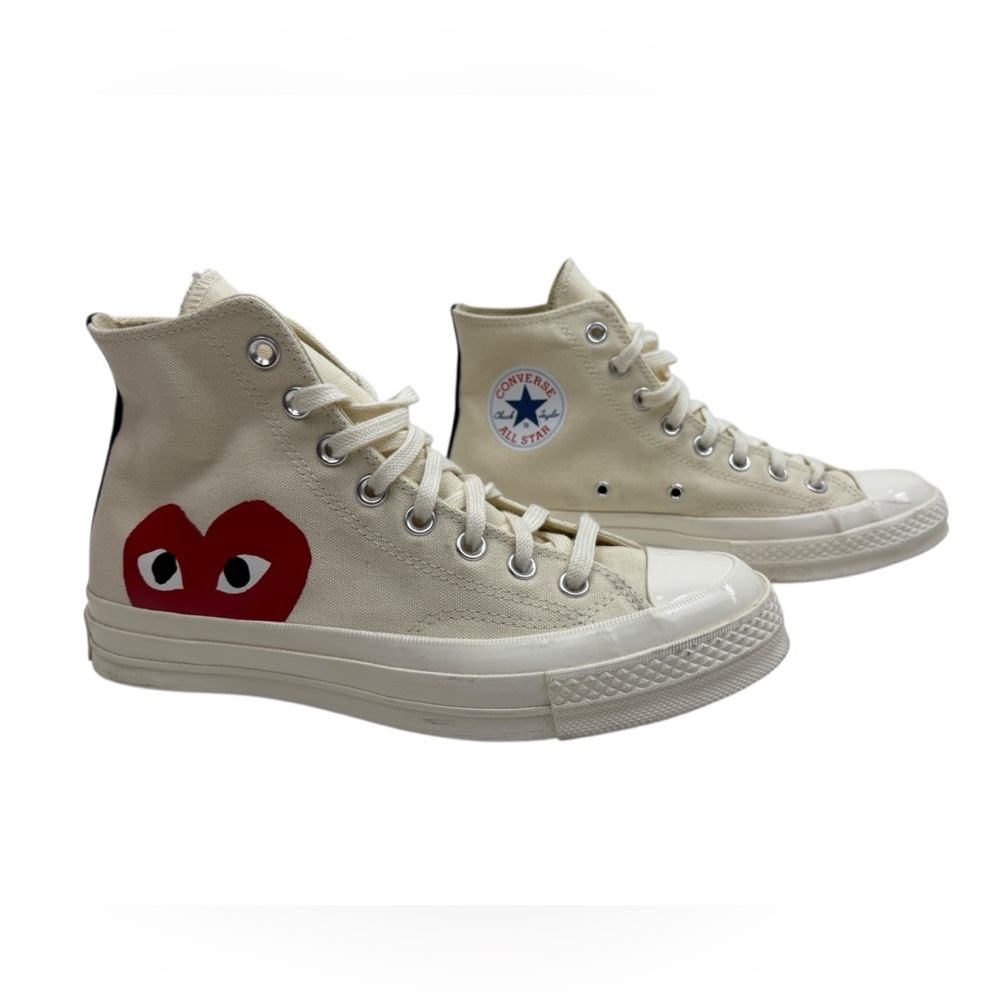 Converse X Comme Des Garcons All Star 70 Hi Mens Size 8 Cream 150205C Men’s 7 W9